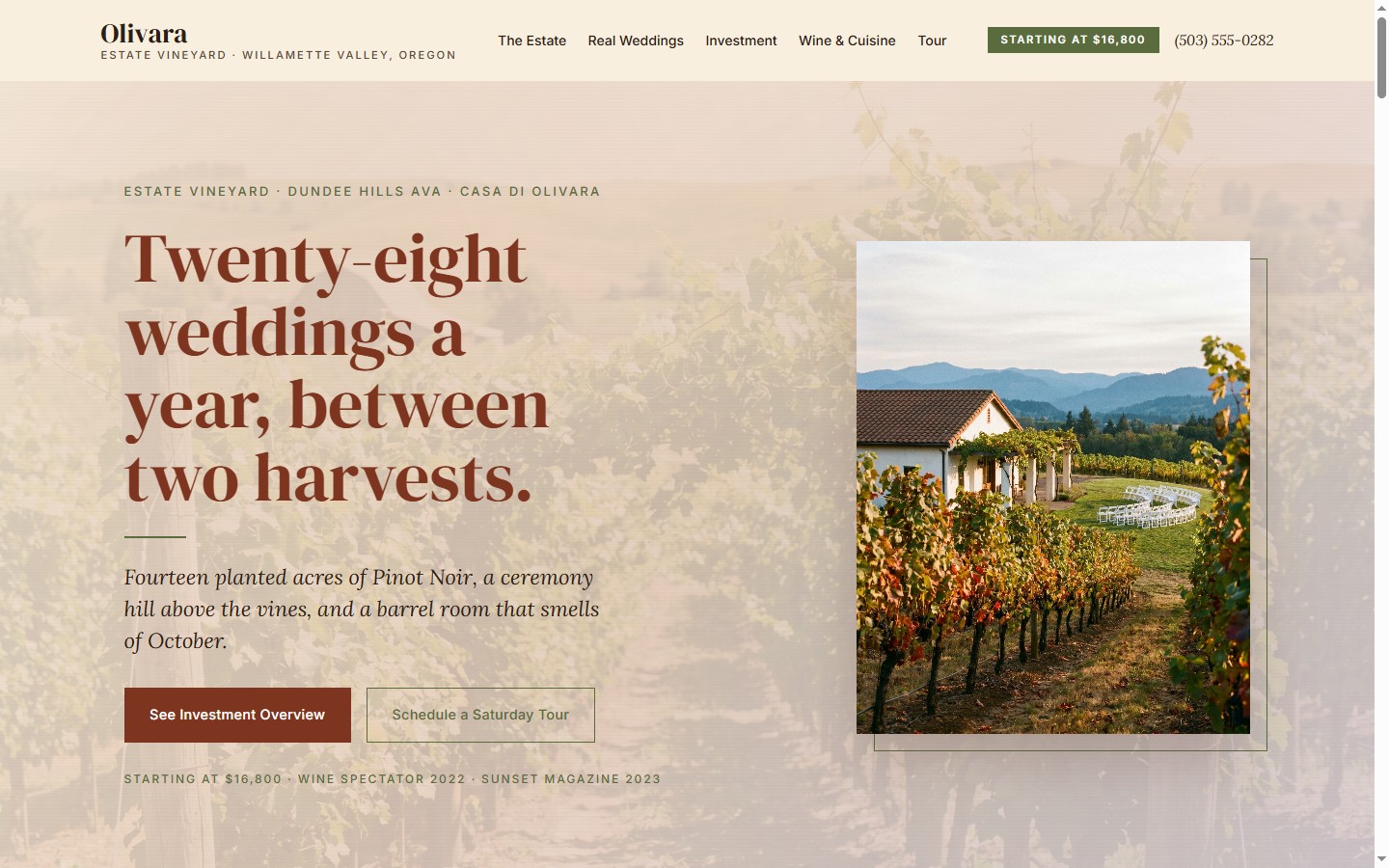 Olivara Estate Vineyard